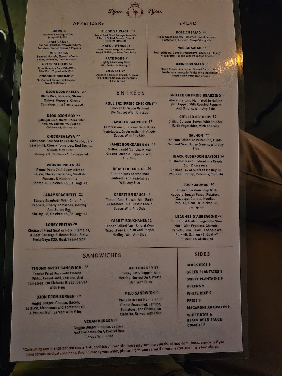 DJONDJON Menu - Image 2